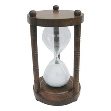 Sanduhr 30 Min. aus Holz 18 cm