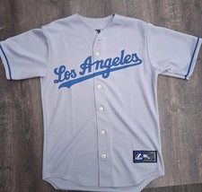 Los Angeles Dodgers, Baseball Trikot, S - M, Majestic, MLB, ,Road, Made in USA