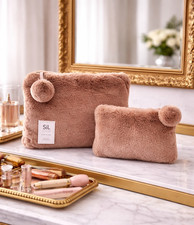 NEU Flauschige Kosmetiktasche
