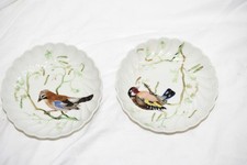2x Suppenteller - Vögel - Haviland France