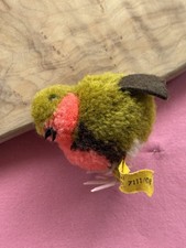 Steiff, Wollminiatur, Vogel, Rotkehlchen, Art.-Nr. 7111/08, Produktion 1968-1983