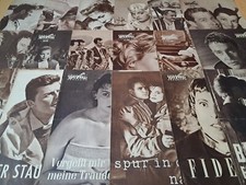 Progress Film-Programm - Konvolut 18 Faltblätter Filmprogramme von 1957-59