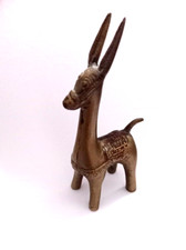 Alpaca Lama Messing Tier Figur