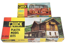Pola Quick Modelleisenbahn Gebäude Bausatz B623 Werkhalle + B650 Bahnhof ungebau