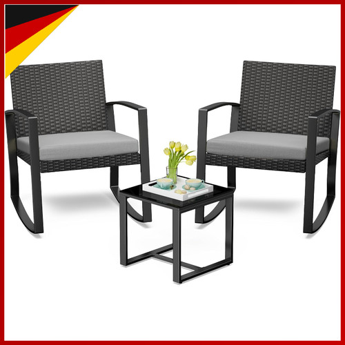 Balkonmöbel set teiliges - balkonmöbel-set, 3-teiliges