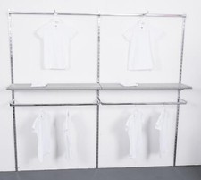 Rückwandsystem 250 cm breit Regalsystem Systemregal Regal Ladeneinrichtung 