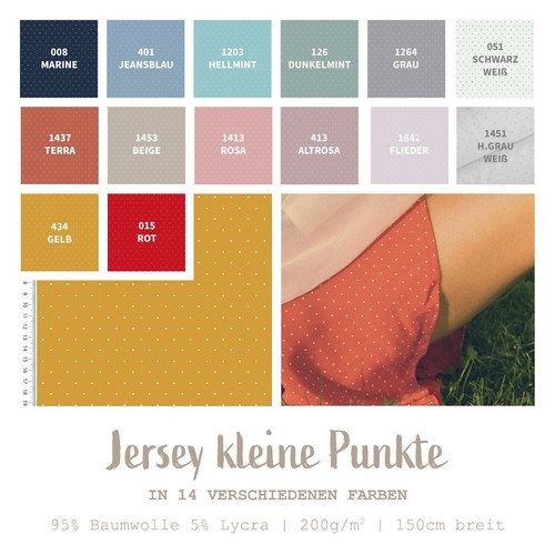Baumwolljersey punkte jersey - baumwolljersey,