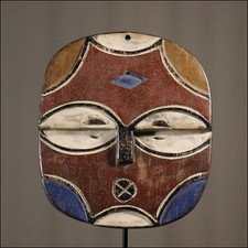 82494) Maske Teke Kongo Afrika AFRIKANISCHE KUNST