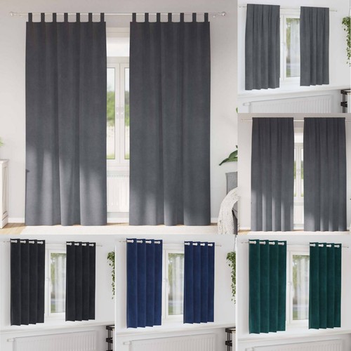 2er set vorhänge samt - set,