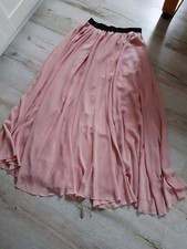 Chiffon Maxirock Rosa Rock