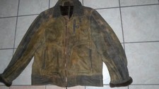 Herren Jacke Pilotenjacke Fliegerjacke Lammfelljacke Winterjacke Pelz Größe L 52