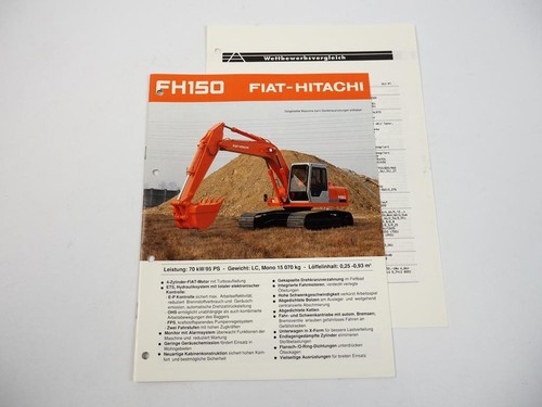 Prospekt fiat hitachi fh150 - fh150, 95