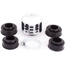 Luftfilter Powerfilter Chrom