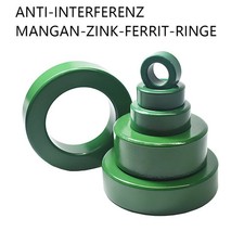 Anti-Interferenz Mangan-Zink-Ferrit-Ringe Toroid Grün / Blanker Ferritkerne
