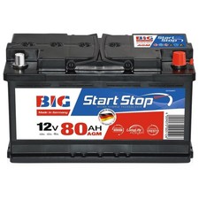 BIG Autobatterie AGM 12V 80Ah