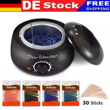 Salon Wachsgerät Set Wachswärmer Wachs Erhitzer mit Bohnen Haarentfernung Wax