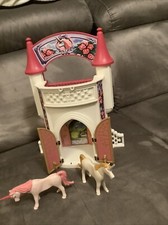 Playmobil  4777 Einhorntürmchen zum Mitnehmen Nur Mit 2 Einhörnern Turm Schloss