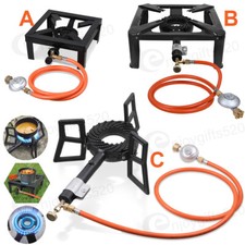 Hockerkocher Gasbrenner Wokbrenner Räucherofen Druckminder Camping Gaskocher Gas