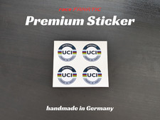 UCI Label Sticker Fahrrad Rennrad