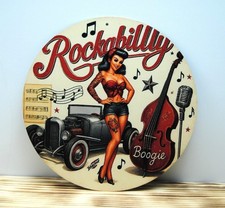 Rockabilly Pin Up Girl Hot Rod