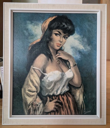 Gemälde zigeunerin juanita - gemälde,