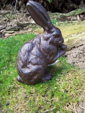 Gartenfigur Hase NEU Gusseisen