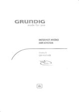 Bedienungsanleitung-Operating Instructions für Grundig CDS 9000 WEB Ovation 2i 