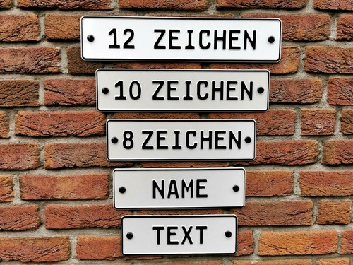 Stück firmenschild - 1,