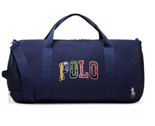 Polo Ralph Lauren Fragrance Unisex Duffle Gym Travel Bag Weekender Navy NWT