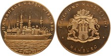 Medaille - Hamburger Hafen