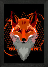 Fox geometrc gerahmtes - geometrc,