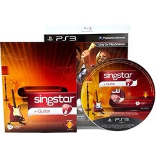 SingStar plus Guitar PlayStation 3 PS3 USK 12 Musikspiel Karaoke Gitarre Set