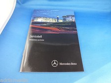 MERCEDES BENZ SERVICE BOOK