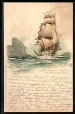 Künstler-AK Hans Bohrdt: Rio