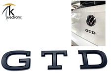 VW Golf 8 GTD Emblem | schwarz