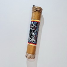 Vintage handbemaltes Bambus