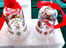 2 Hutschenreuther Glasglocken