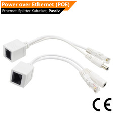 RJ45 Power over Ethernet 12V