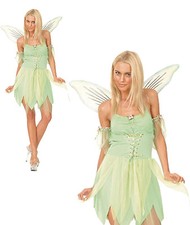 Fee Tinkerbell Kostüm Damen Erwachsene Neverland grün Damen Erwachsene