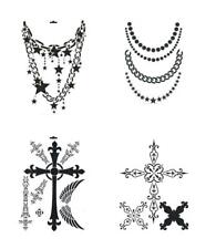 1 Schablone A3 Ketten Kreuze, zum Auftragen von Farbe zb Textil Heike Schäfer