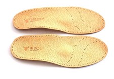 BISON Leder orthopädische Schuheinlagen - Sohlen - mit Aktivkohle NEU.Dz - 175