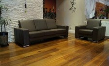 Echt Leder Sofagarnitur 3 + 1