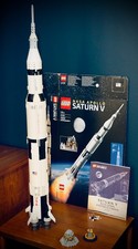 LEGO Ideas NASA Apollo Saturn V #92176 Box + Anleitung