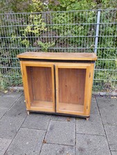 Schrank Vitrine Biedermeier Antik Aufsatz