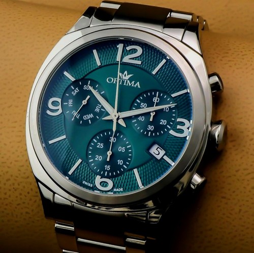 Swiss made chronograph optima - made,