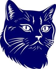 Aufkleber Katze - Britisch