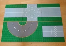 Lego 6x Straßenplatten 32x32 Baseplate Landebahn 6597 Flughafen Airport Rennbahn