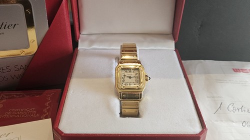 Cartier santos galbée 18 - cartier,