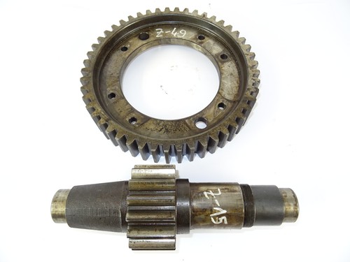 Stirnrad stirnradwelle 49 - stirnrad, z=15/49