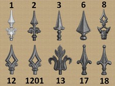 Zaunspitze Zaunspitzen Zaun Zierspitze Zierspitzen Schmiedeeisen - viele Modelle